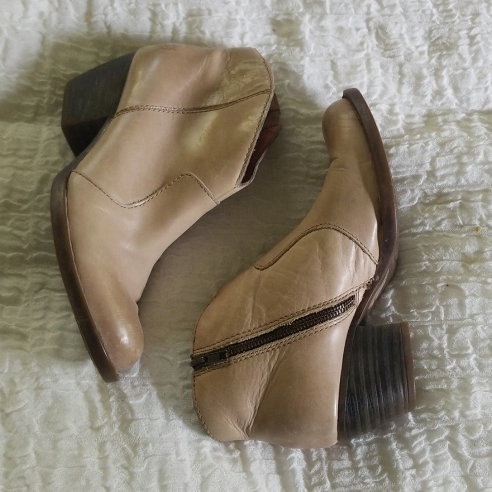 Born leather booties